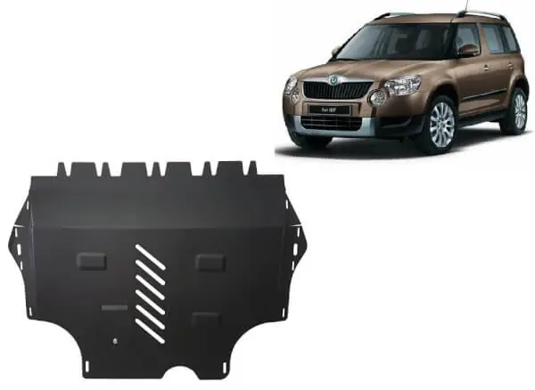 Edullinen Pohjapanssari Skoda Yeti (2011-2017), moottori, vaihdelaatikko, terästä 🙂