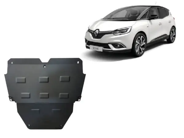 Uusi Malli Pohjapanssari Renault Scenic (2016-2022), moottori, vaihdelaatikko, terästä 🙂