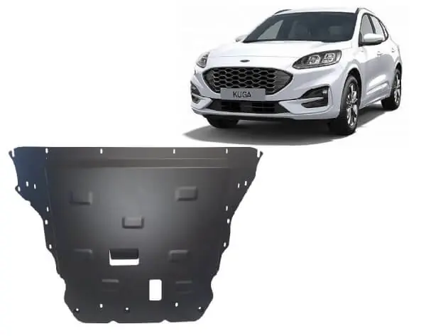 Pikatoimitus Pohjapanssari Ford Kuga (2019➟), moottori, vaihdelaatikko, jäähdytin, etupuskuri, terästä 🙂