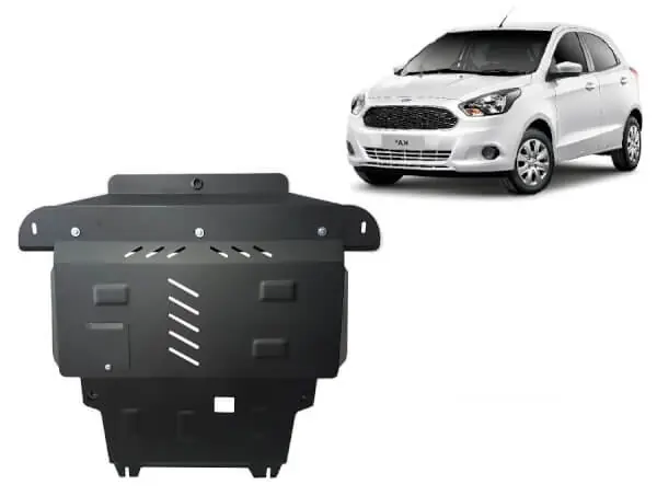 Pohjapanssari Ford KA (2014-2020), moottori, vaihdelaatikko, jäähdytin, etupuskuri, terästä 🙂 Edullinen