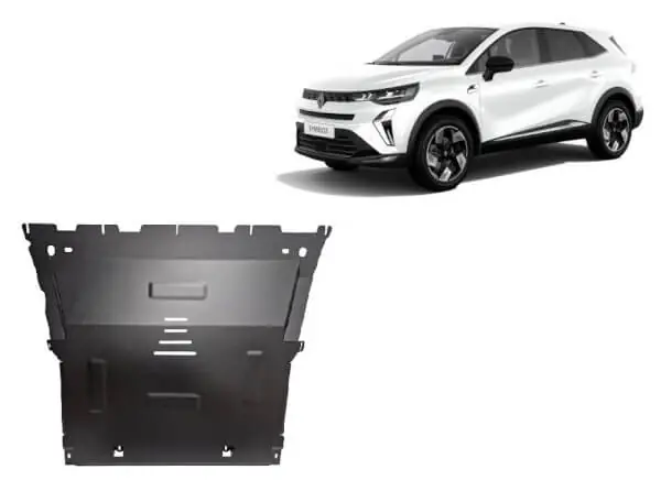 Osta Nyt Pohjapanssari Renault Symbioz (2024➟), moottori, vaihdelaatikko, jäähdytin, terästä 🙂