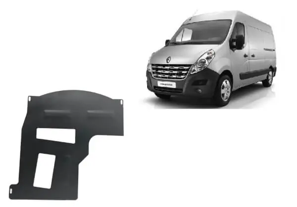 Nopea Toimitus Pohjapanssari Renault Master (2022➟), katalysaattori, terästä 🙂
