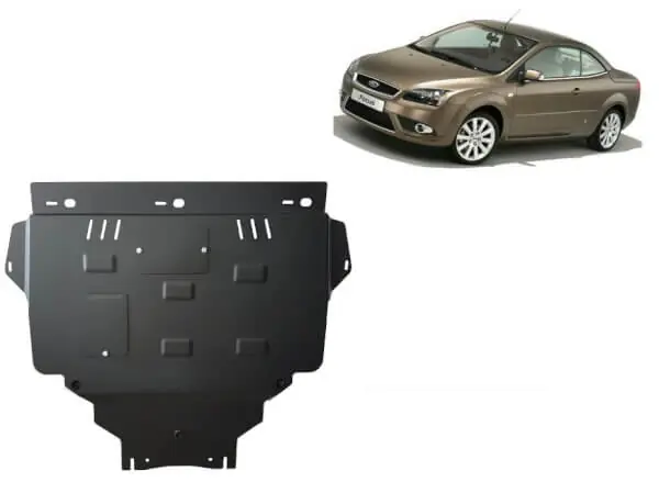 Pohjapanssari Ford Focus (2004-2010), moottori, vaihdelaatikko, jäähdytin, terästä 🙂 Tarjous