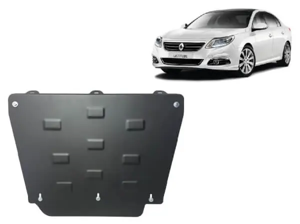 Pohjapanssari Renault Latitude (2010-2015), moottori, vaihdelaatikko, jäähdytin, terästä 🙂 Uusi Kokoelma