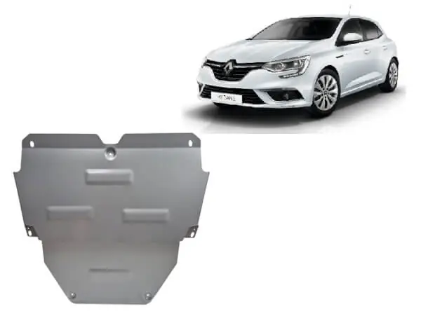 Pohjapanssari Renault Megane (2016➟), moottori, vaihdelaatikko, alumiinia 🙂 Alennus
