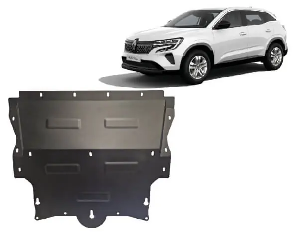 Kausialennus Pohjapanssari Renault Austral (2022➟), moottori, vaihdelaatikko, jäähdytin, terästä 🙂