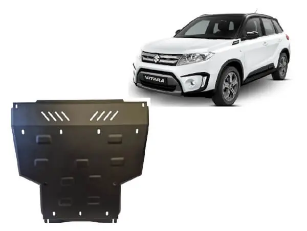 Pohjapanssari Suzuki Vitara (2023➟), moottori, vaihdelaatikko, terästä 🙂 Kuuma Tarjous