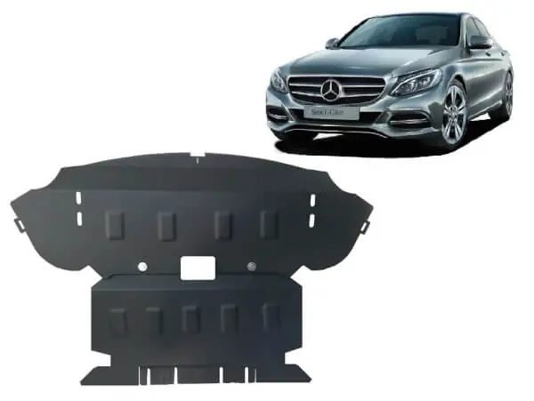 Uutuus Pohjapanssari Mercedes-Benz C-Sarja (2014-2021), moottori, jäähdytin, terästä 🙂
