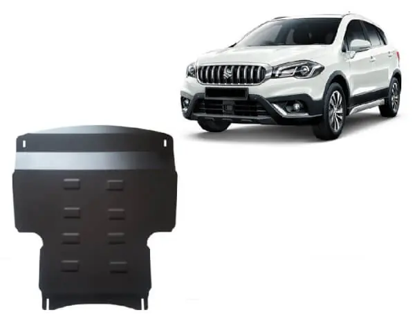 Suoraan Valmistajalta Pohjapanssari Suzuki SX4 (2013-2023), moottori, vaihdelaatikko, terästä 🙂