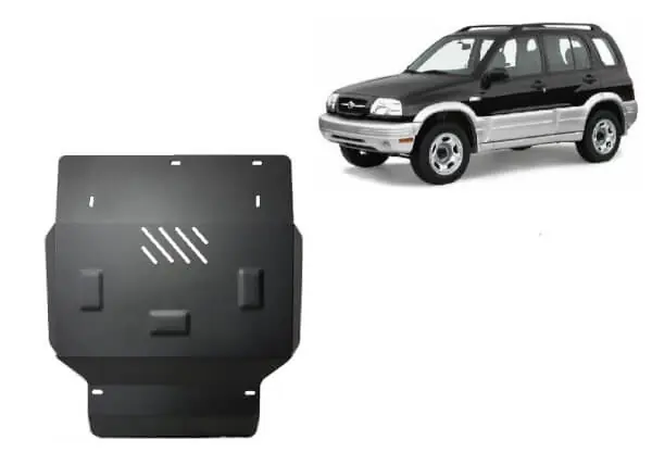 Turvallinen Maksu Pohjapanssari Suzuki Grand Vitara (1999-2005), moottori, jäähdytin, terästä 🙂