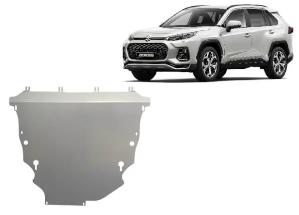 Pohjapanssari Suzuki Across (2020➟), moottori, vaihdelaatikko, jäähdytin, etupuskuri, alumiinia 🙂 Ajankohtainen