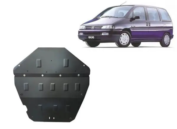 Pohjapanssari Peugeot 806 (1995-2003), moottori, vaihdelaatikko, jäähdytin, etupuskuri, terästä 🙂 Loppuunmyynti