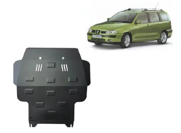 Pohjapanssari Seat Cordoba (1993-2001), moottori, vaihdelaatikko, jäähdytin, etupuskuri, terästä 🙂 Edullinen