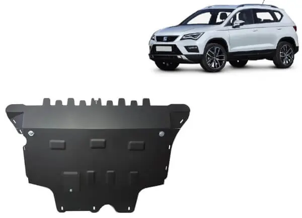 Erikoistarjous Pohjapanssari Seat Ateca (2016➟), moottori, vaihdelaatikko, jäähdytin, etupuskuri, terästä 🙂