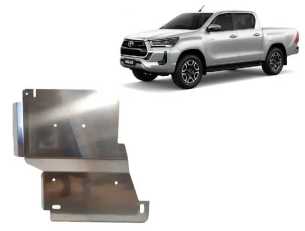 Pikatoimitus Pohjapanssari Toyota Hilux Invincible (2021➟), tasauspyörästö, jakovaihteisto, alumiinia 🙂