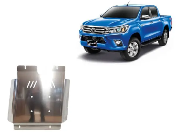 Superhinta Pohjapanssari Toyota Hilux Revo (2016➟), vaihdelaatikko, alumiinia 🙂