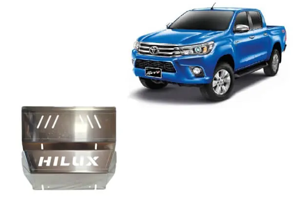 Pohjapanssari Toyota Hilux Revo (2016➟), jäähdytin, alumiinia 🙂 Kuuma Tarjous