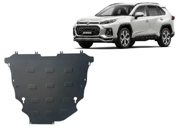 Pakollinen (Must-Have) Pohjapanssari Suzuki Across (2020➟), moottori, vaihdelaatikko, jäähdytin, terästä 🙂