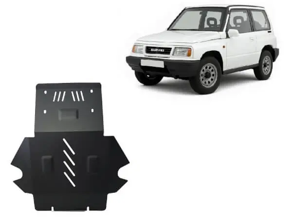 Pohjapanssari Suzuki Vitara (1988-1999), moottori, jäähdytin, terästä 🙂 Merkkituote