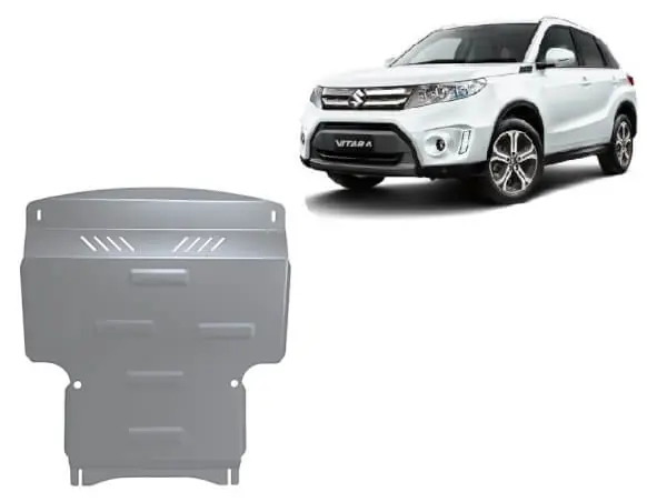 Pohjapanssari Suzuki Vitara (2013-2023), moottori, vaihdelaatikko, jäähdytin, alumiinia 🙂 Löytö
