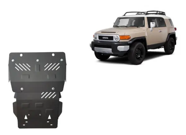 Alennus Pohjapanssari Toyota Fj Cruiser (2006-2018), moottori, jäähdytin, etupuskuri, terästä 🙂