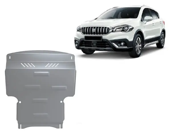 Pohjapanssari Suzuki SX4 (2013-2023), moottori, vaihdelaatikko, jäähdytin, alumiinia 🙂 Paras Hinta