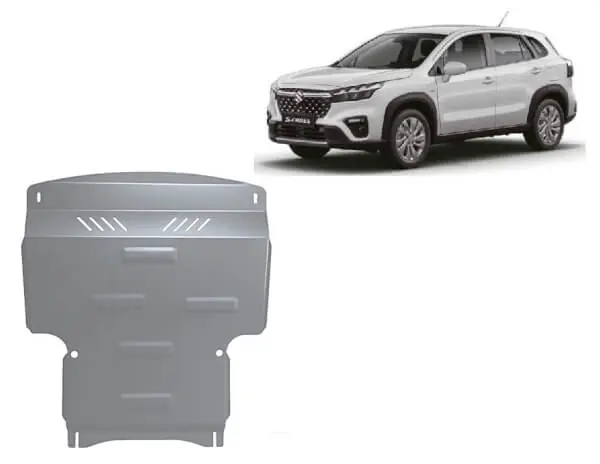 Pohjapanssari Suzuki SX4 (2021-2023), moottori, vaihdelaatikko, jäähdytin, alumiinia 🙂 Rajoitettu Tarjous