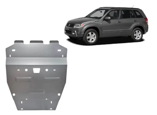 Pohjapanssari Suzuki Grand Vitara (2005-2019), moottori, jäähdytin, alumiinia 🙂 Turvallinen Maksu