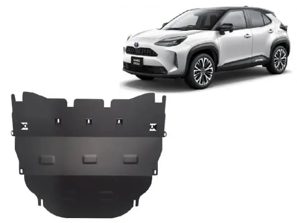 Pohjapanssari Toyota Yaris Cross (2021➟), moottori, vaihdelaatikko, jäähdytin, terästä 🙂 Vain Tänään