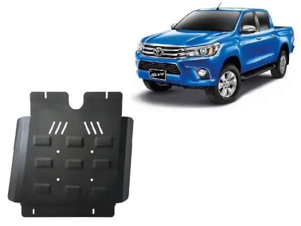 Pohjapanssari Toyota Hilux Revo (2016➟), vaihdelaatikko, terästä 🙂 Uusi Malli