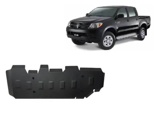 Pohjapanssari Toyota Hilux (2004-2015), polttoainetankki, terästä 🙂 Lähetetään Heti