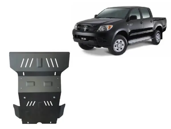 Alkuperäinen Pohjapanssari Toyota Hilux (2004-2015), moottori, jäähdytin, terästä 🙂