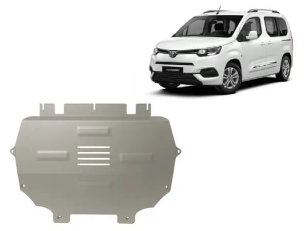 Superhinta Pohjapanssari Toyota Proace (2019➟), moottori, vaihdelaatikko, jäähdytin, etupuskuri, alumiinia 🙂