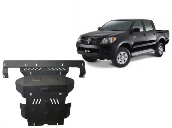 Halpa Hinta Pohjapanssari Toyota Hilux (2004-2015), moottori, jäähdytin, etupuskuri, terästä 🙂