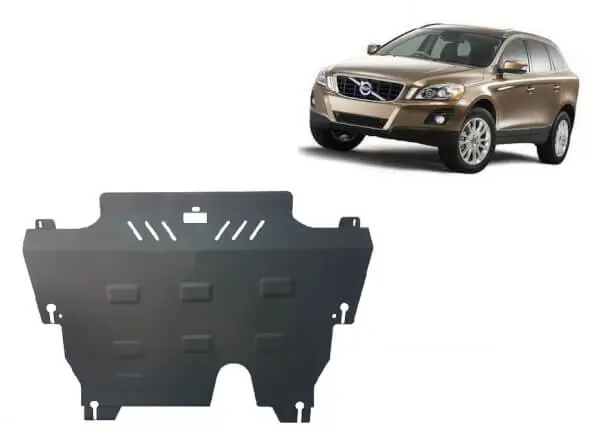 Pohjapanssari Volvo XC60 (2010-2017), moottori, vaihdelaatikko, jäähdytin, terästä 🙂 Paras Hinta