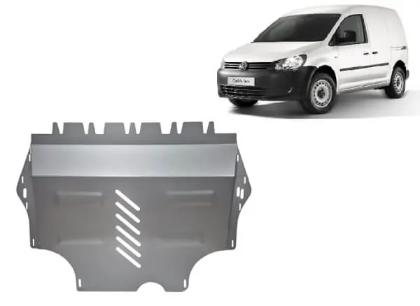 Pohjapanssari Volkswagen Caddy (2011➟), moottori, vaihdelaatikko, jäähdytin, alumiinia 🙂 Eniten Myyty