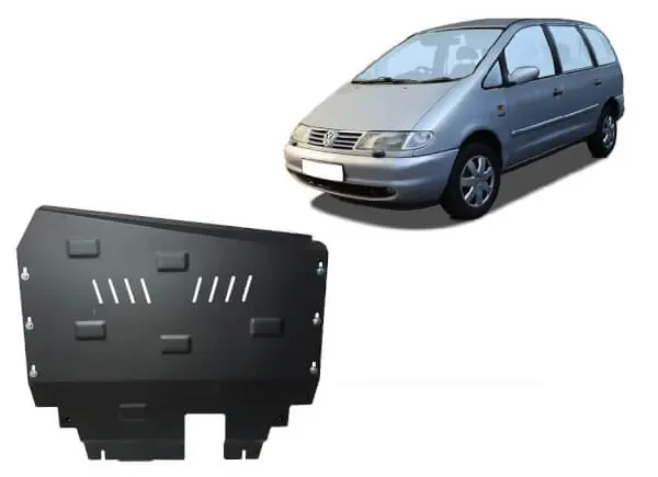 Pohjapanssari Volkswagen Sharan (1999-2010), moottori, vaihdelaatikko, terästä 🙂 Vain Rajoitetun Ajan