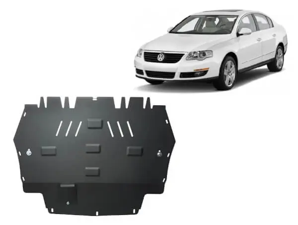 Pohjapanssari Volkswagen Passat (2005-2014), moottori, vaihdelaatikko, terästä 🙂 Halpa Hinta