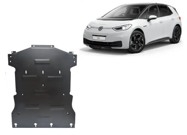 Tilaa Heti Pohjapanssari Volkswagen ID.3 (2019➟), moottori, vaihdelaatikko, jäähdytin, terästä 🙂