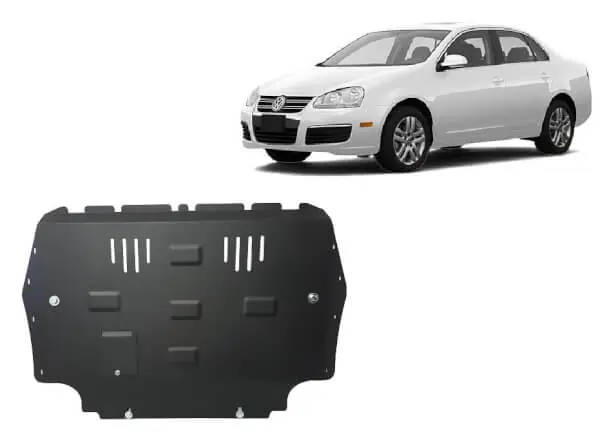 Heti Saatavilla Pohjapanssari Volkswagen Jetta (2010-2011), moottori, vaihdelaatikko, jäähdytin, terästä 🙂