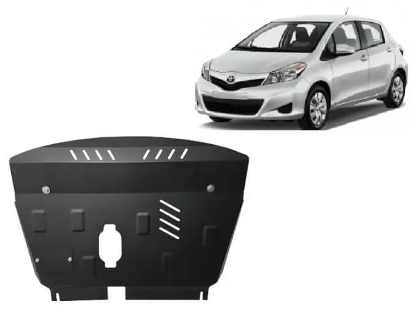 Pohjapanssari Toyota Yaris (2011-2020), moottori, vaihdelaatikko, terästä 🙂 Lähetetään Heti