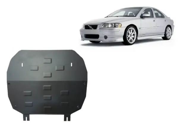 Pohjapanssari Volvo S60 (2000-2009), moottori, vaihdelaatikko, jäähdytin, terästä 🙂 Flash-Tarjous