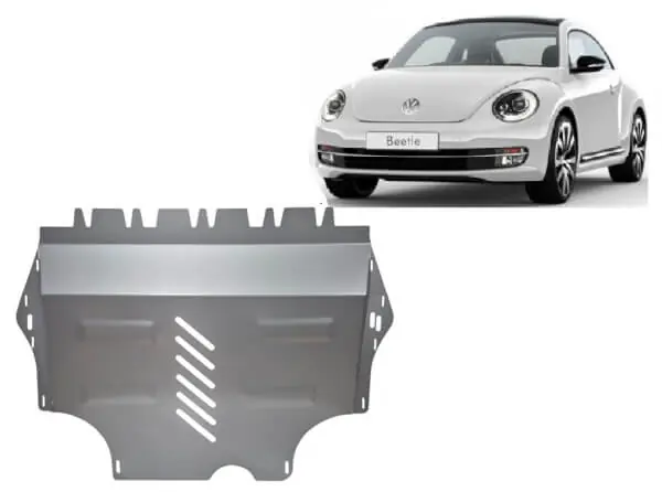 Ajankohtainen Pohjapanssari Volkswagen New Beetle (2011➟), moottori, vaihdelaatikko, jäähdytin, alumiinia 🙂