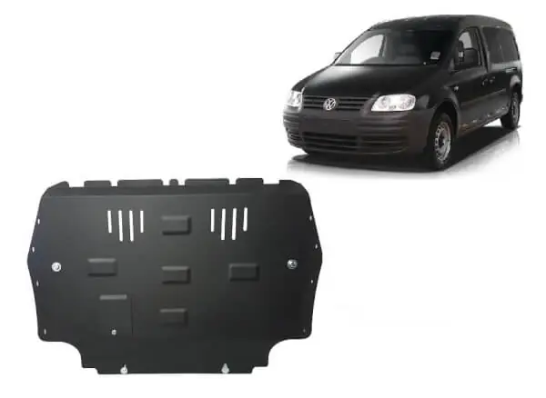 Alennus Pohjapanssari Volkswagen Caddy (2010-2012), moottori, vaihdelaatikko, jäähdytin, terästä 🙂
