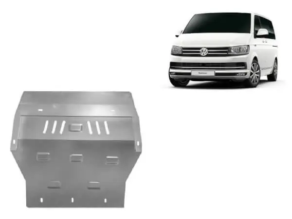 Pohjapanssari Volkswagen Caravelle (2015-2018), moottori, vaihdelaatikko, jäähdytin, etupuskuri, alumiinia 🙂 Halpa