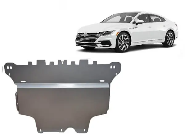 Pikatoimitus Pohjapanssari Volkswagen Arteon (2017➟), moottori, vaihdelaatikko, jäähdytin, etupuskuri, alumiinia 🙂