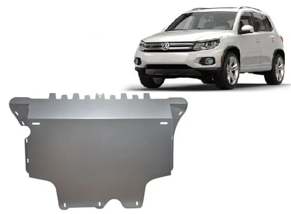 Uusi Kokoelma Pohjapanssari Volkswagen Tiguan (2016➟), moottori, vaihdelaatikko, jäähdytin, etupuskuri, alumiinia 🙂