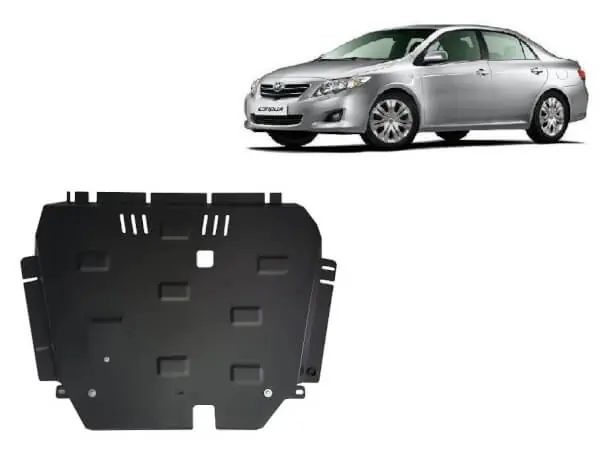 Halpa Pohjapanssari Toyota Corolla (2007-2012), moottori, terästä 🙂