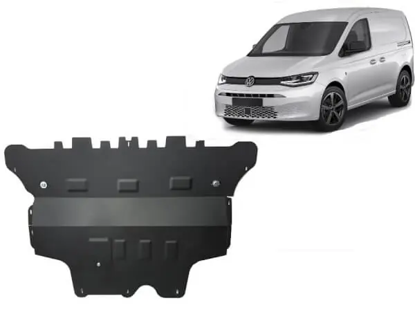 Kuuma Tarjous Pohjapanssari Volkswagen Caddy (2020➟), moottori, vaihdelaatikko, jäähdytin, etupuskuri, terästä 🙂