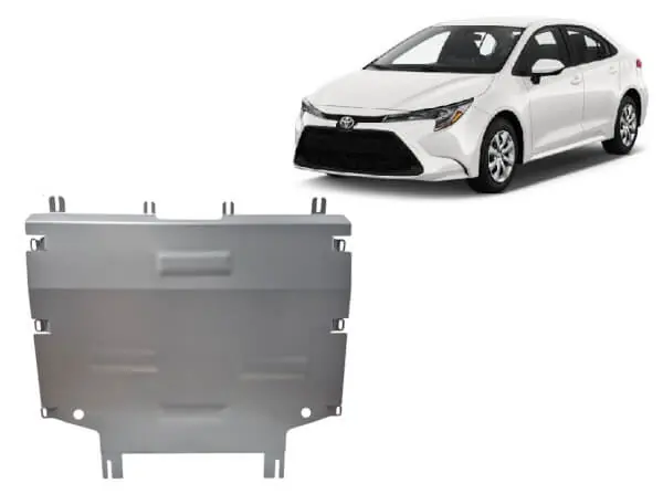 Lähetetään Heti Pohjapanssari Toyota Corolla (2019➟), moottori, vaihdelaatikko, alumiinia 🙂